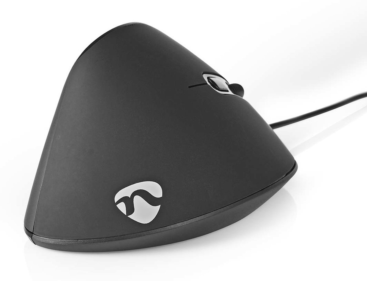 Ergonomic Wired Mouse | 3200 dpi | 6-Button | Black